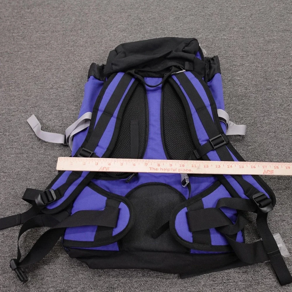 REI HalfDome Shoulder Bag One Size Purple Hiking Pack Padded Straps Nylon 50L